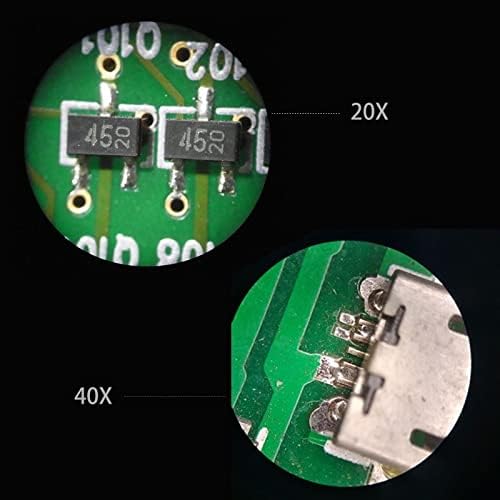携帯電話の修理PCBはんだ付けステレオ双眼鏡顕微鏡 【オートフォ】 顕微鏡スライド(10X Fluorescent)