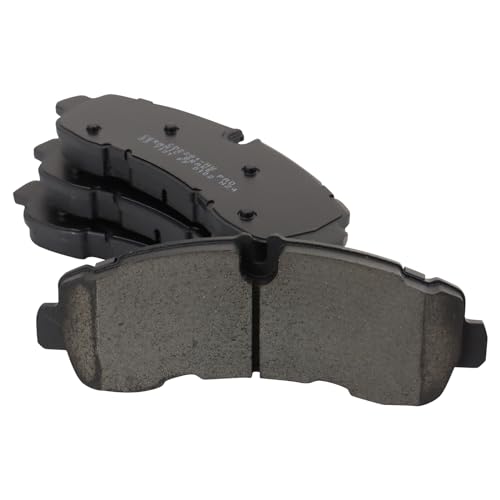 Image of TRQ Rear Brake Pad and Rotor Set Ceramic Solid Rotors Compatible with 2020-2022 Ford Transit-350 HD