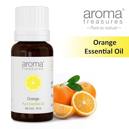 Image of Aroma Treasures 100% Pure & Natural Essential for healthy Skin /body & mind (Orange Essential Oil)