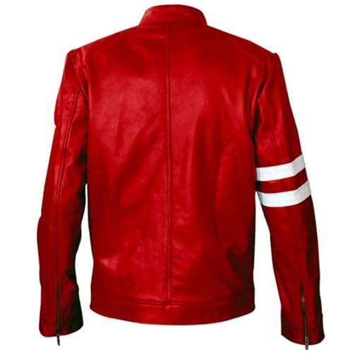 Ben Ten 10 Tennyson Alien Swarm Superhero Ryan Biker Genuine Leather Jacket Cosplay Costume2