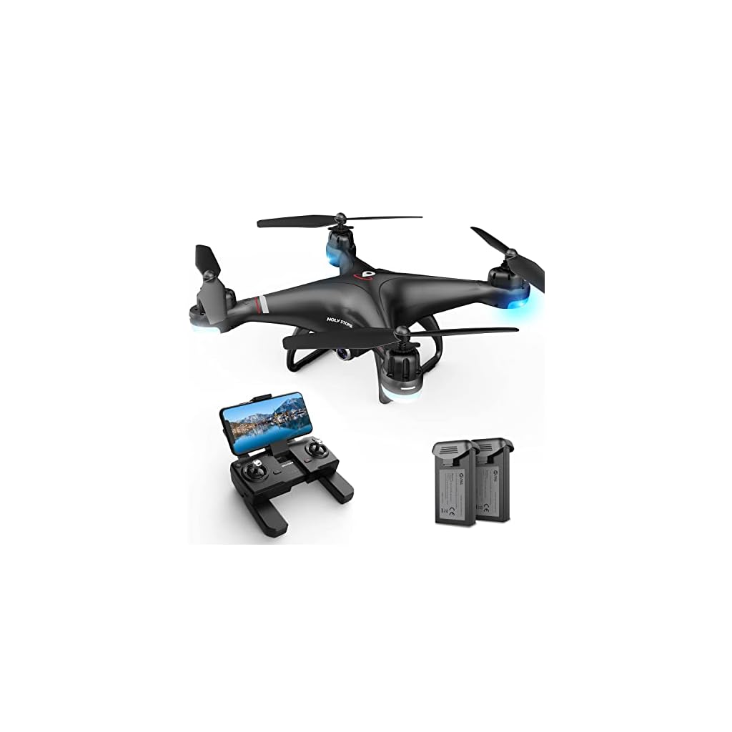 Holy-Stone-GPS-Drone-with-1080P-HD-Camera-FPV-Live-Video-for-Adults-and-Kids-Quadcopter-HS110G-Upgraded-Version-2-Batteries-Altitude-Hold-Follow-Me-and-Auto-Return-Easy-to-Use-for-Beginner