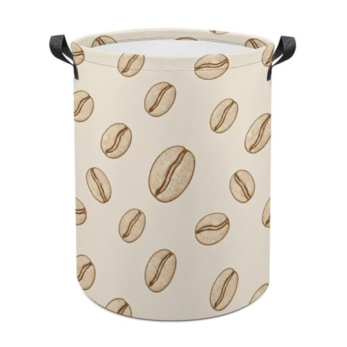 MEIKKO Laundry Basket Collapsible Coffee Bean Organizer Storage Bins Kids