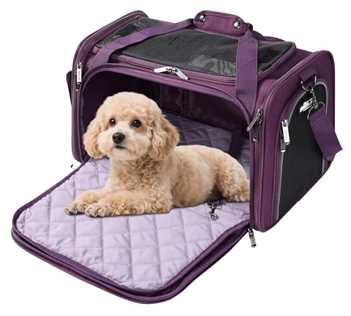 EliteField Deluxe Soft-Sided Pet Carrier (3 Year Warranty, Airline Approved), Travel Bag for Dogs, Cats & Small Pets, with Expandable Mat - image 8