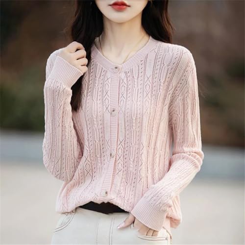 Cardigan Tricoté Slim d'Exception - Pull Manteau Solide de Qualité - 2