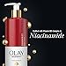 Olay Body Lotion for Women, Age Defying & Hydrating Dry Skin with Niacinamide 17 fl oz (Pack of 4)