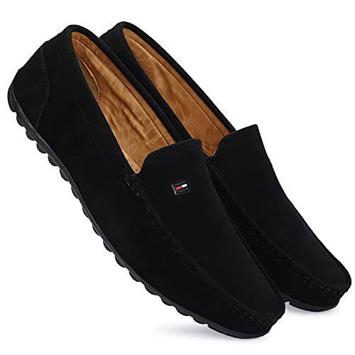 Shoester men’s collection Men’s Light Weight Suede Slip-on Casual Loafers