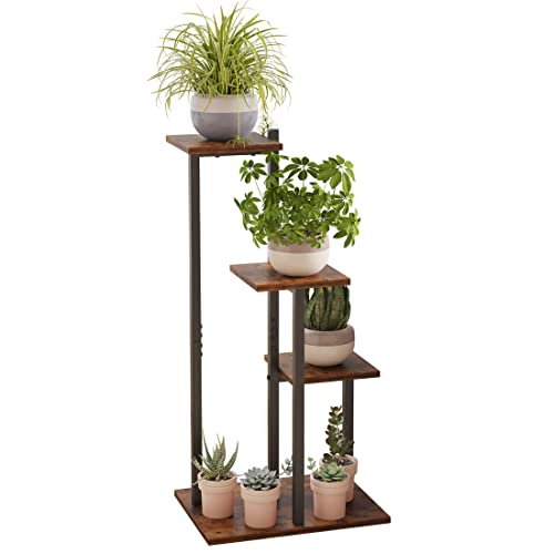 FFPOPU 3 Tier Plant Stand Indoor, Corner Plant Stands for Indoor Plants