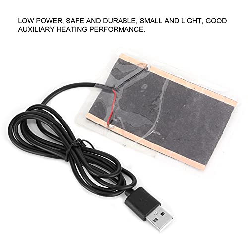 Película calefactora USB de fibra de carbono para reptiles miniatura 7