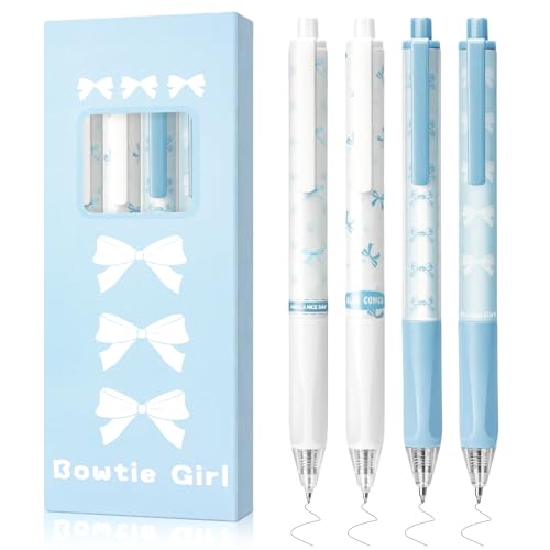 Set de 4 bolígrafos retráctiles Ponhey tinta negra 0.5 mm miniatura 1