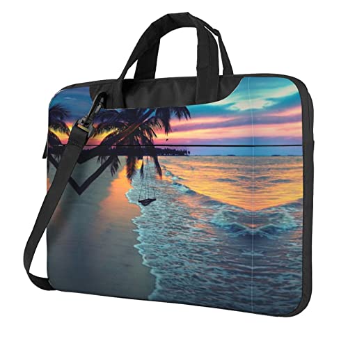 Sac ordinateur portable 15,6 pouces imprimé Coco Beach Sunset