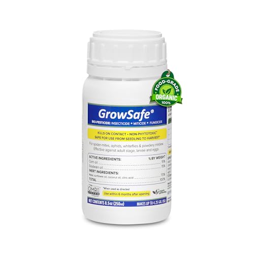 AgroMagen, GrowSafe Bio-Pesticide, Organic and Natural Miticide, Fungicide and Insecticide (8.5...