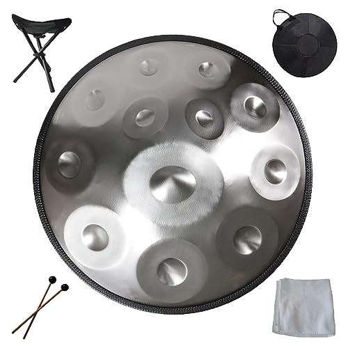 Handpan Drum 12 Notas 22 pulgadas Acero Steel Tongue Drum miniatura 1