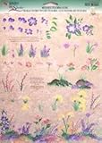 Plaid FolkArt One Stroke Reusable Teaching Guide 1135 Wild Flowers Mini Design