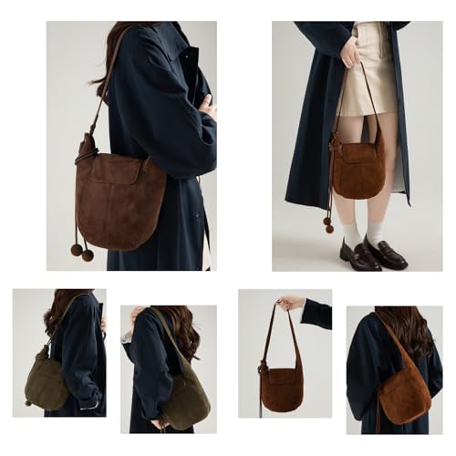Sac seau en daim de qualité supérieure avec sangle réglable design premium - 5
