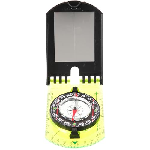 Brújula portátil Lurrose flip-top para senderismo y camping
