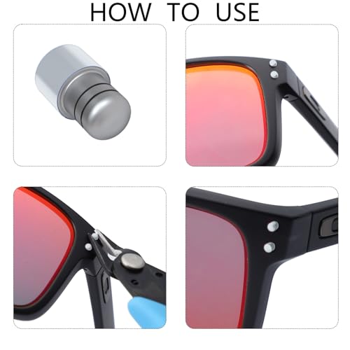 Image of Eye Opening Stuff Replacement Rivet for Oakley Holbrook OO9102 Sunglasses - Silver