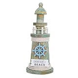 Beauté sculptée main : détails sculptés main et la texture naturelle rendent unique, offre un article décoratif unique maison, phare en pour , accessoires de bord de mer