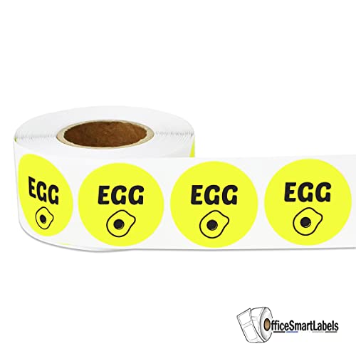 Egg-Stickers-1-Inch-Round-Circle-Egg-Food-Labels-in-Bright-Yellow-for-Restaurant-Deli-Food-Truck-Supermarket-Grocery-Store-Stickers-Food-Meal-Menu-Choice-Sticker-Package-Label-300-LabelsRoll