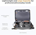 K&F Concept Camera Sling Bag Camera Crossbody Shoulder Backpack DSLR/SLR/Mirrorless Camera Case Photography Bags for Men and Women, XL