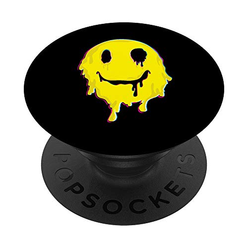 Melting Smiley Face PopSockets PopGrip Intercambiable Cover