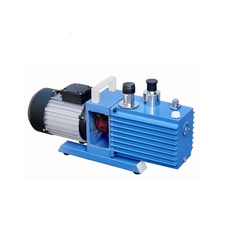 Zweistufige Drehschieber-Vakuumpumpe, 4 l/s, 0,55 kW, 1,33 Pa Vakuum, ölversiegelte Labor-Vakuumpumpe for Trocknung und Gefriertrockner(2XZ-4)