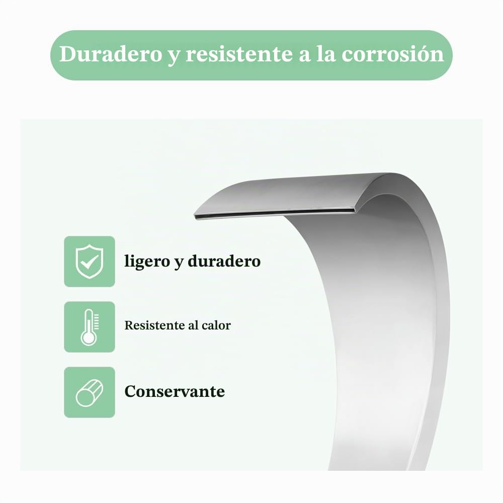 Fuente para Piscina De Acero Inoxidable Cascada De Agua Cascadas De Estanque para Decoración De Jardín, Patio, Piscina 30cm x 60cm