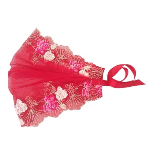 XAGMODSHN Catholic Lace Mantilla Head Wrap for Mass Delicate Soft Hair Bandana Embroidery Shawl Fashion Scarf Headwear