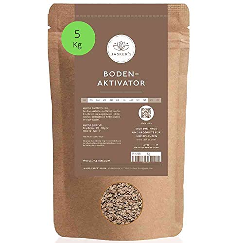 Jasker's Bodenaktivator ⎜5 Kg ⎜staubarm⎜für Blumen, Rosen, Rasen und Gemüse⎜