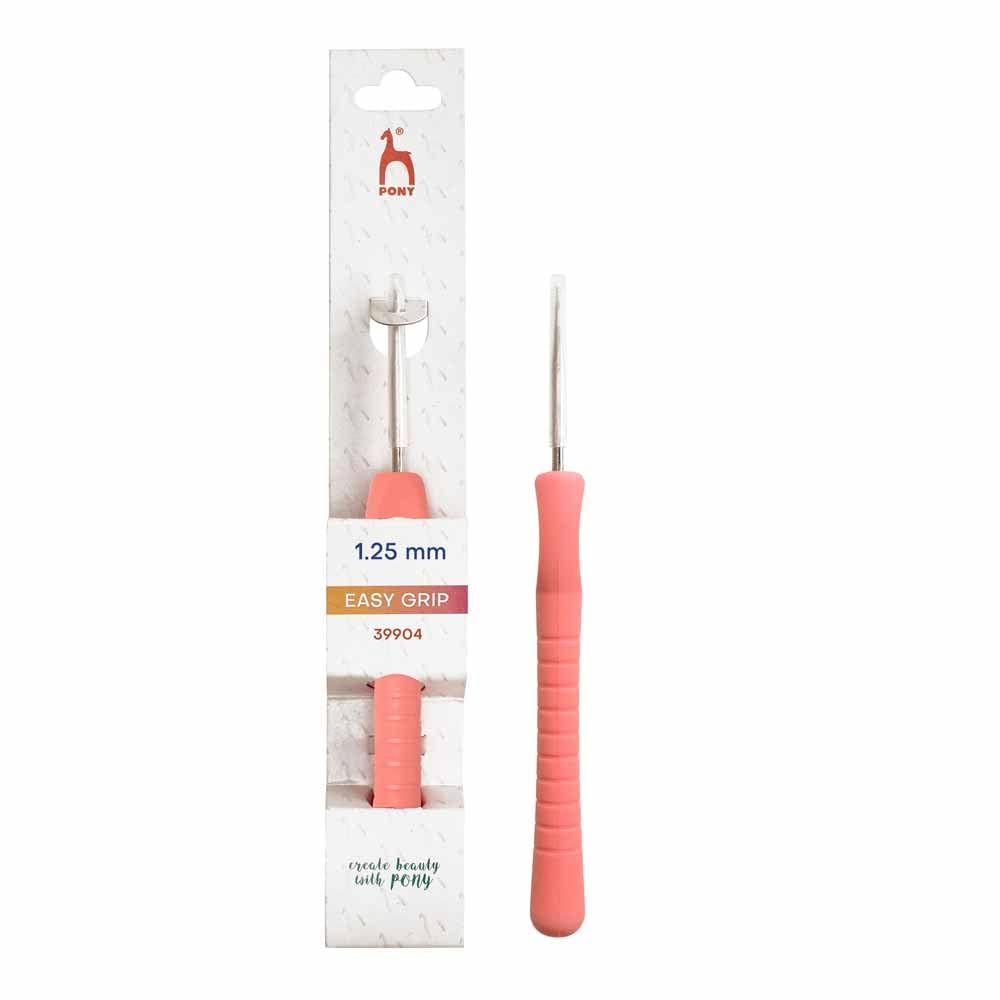 Pony Easy Grip Crochet Hook 1.25mm Steel - 1pc
