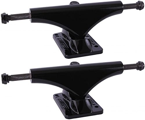 Bullet 130 Black Skateboard Trucks 5.0" (Pair) skate hardware