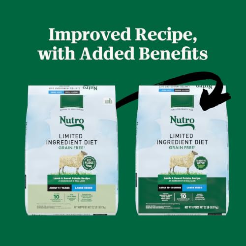 Image of Nutro Limited Ingredient Diet Large Breed Dry Dog Food, Lamb, 22 lb