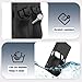 FIOPAZ for R36MAX Silicone Protective Case, Soft Skin for R36 MAX Retro Handheld Game Console Accessories, Anti-Scratch Washable Only for R 36 MAX Sleeve with Lanyard (Black)
