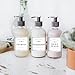 HVSWLY 12PCS Bathroom Labels for Bottles,Minimalist Bathroom Organization Labels,Waterproof Bottle Labels for Shampoo Conditioner Body Wash(White)