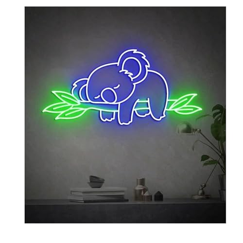 Enseigne néon Koala le cadeau d'anniversaire parfait pour une chambre