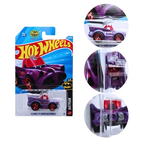 Image of Hot Wheels Classic TV Series Batmobile Batman Ages 3 and Up 144 /250 (Purple) | Batman, Ages 3 and Up, 144 /250