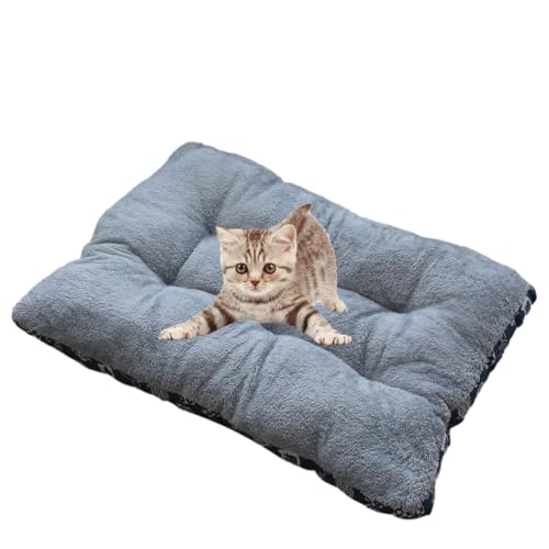 Cama de felpa para perro, lavable, con parte inferior antideslizante, colchonetas de invierno para sala de estar, dormitorio, estudio