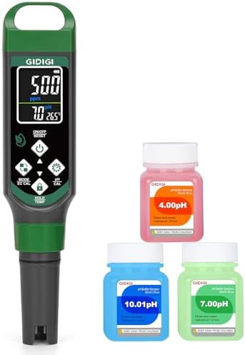 Cyfrowy miernik pH TDS EC miernik pH do hydroponicznego miernik pH PPM z kolorowym ekranem wyświetlacz wieloparametrowy 0,01 TDS wysoka dokładność tester wody do Aeroponic DWC