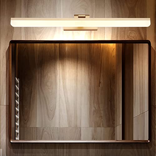 FWZJ Semplice e Moderno Specchio a LED Luce Anteriore casa Lusso Atmosfera Bagno WC Impermeabile Trucco Lampada da Parete Nordic comò Guardaroba lampade (71 cm, Luce Calda) - Image 8