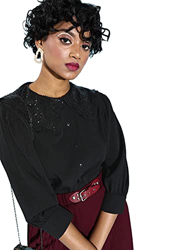 Image of Rare Women's Solid Regular Fit Blouse