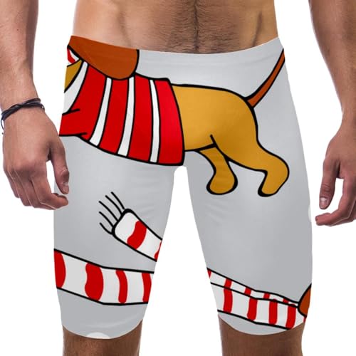 Traje de baño fresco y seco para hombre, pantalones cortos de entrenamiento transpirables