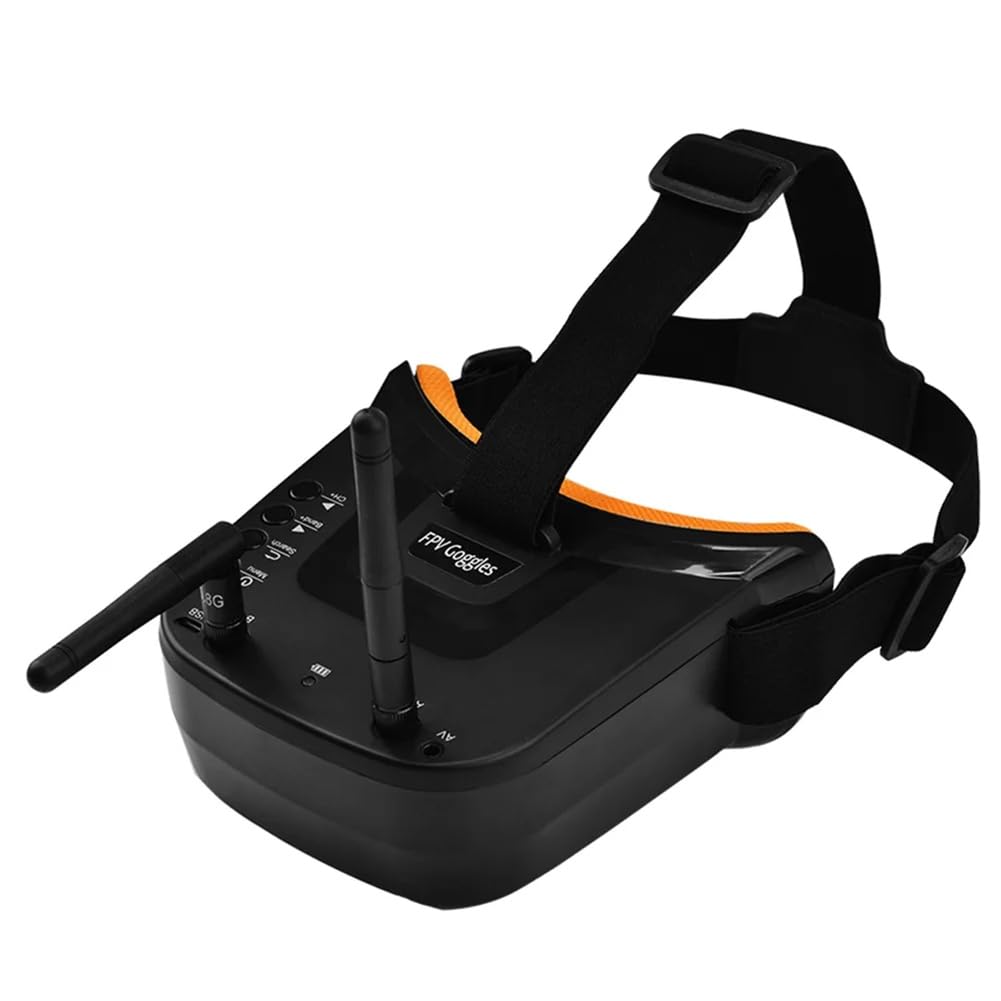 Mini Occhiali FPV 5.8G 40CH Doppia Antenne Occhiali FPV Ricerca Automatica Schermo LCD da 3.0 Pollici 480x320 per RC Racing Drone