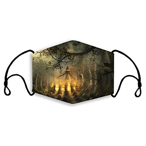 thuis Holic 300 STKS Unisex Bandana Herbruikbare Gezichtsmasker Wasbare Sjaal Gezicht Rave Balaclava Hals Gaiters Stofdoek Wasbaar Wind Motorfiets Masker voor Stofhoes UV-bescherming (zwart)