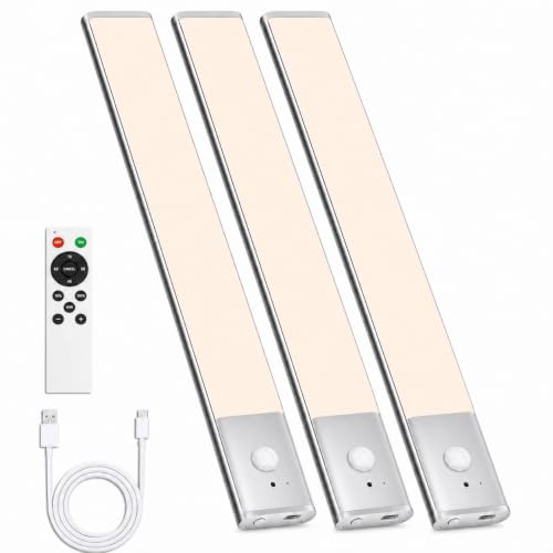 3-Pack Rechargeable Motion-Sensor Under-Cabinet Lights - $17.49 w/ Code + 50% Off Code LSE75D06 - image 1