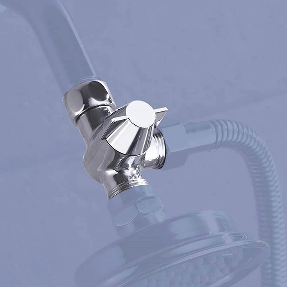 Valve 3 Voies En Laiton Massif, Inverseur à 3 Voies Commutateur Vanne, Vanne DéRivation Douche à 3 Voies,D'Adaptateur En T G1 / 2", Pour Douche, Douchette Et Bras De Douche Inverseur
