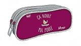 Quo Vadis - Collection : SHAMAN - TROUSSE SCOLAIRE - 2 compartiments pour ranger stylos et feutres - Matière et zip résistants - Fromat 10x23x07cm - Roule