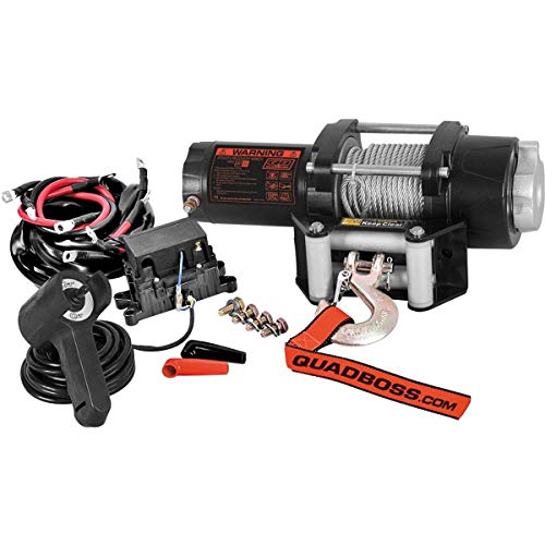 Quadboss 3500lb Winch (Cable de Alambre) miniatura 1