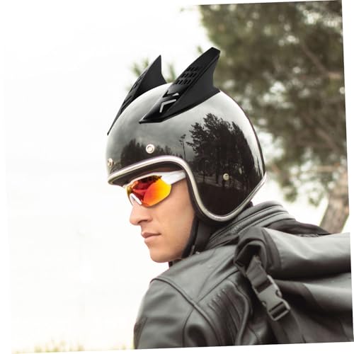 Cuernos de ABS para casco PRETYZOOM accesorios de moto y patinete decorativos 7