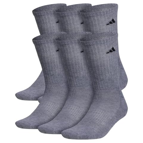 adidas Men's Athletic Cushioned Crew Socks (6-Pair) Cover