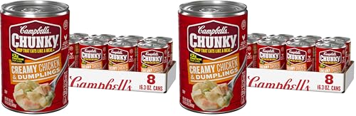 Campbell’s Chunky Soup, Creamy Chicken and Dumplings Soup, 16.3 Oz