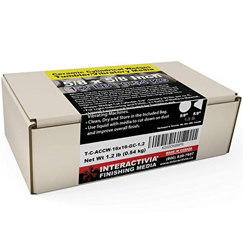 Cuñas cilíndricas de 5/8" x 5/8" para vaso vibratorio de uso general, bolsa de 1.2 lb